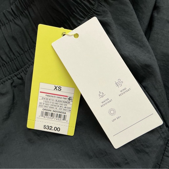 All In Motion Women’s Black Parachute Cargo Pants Size XS - Picture 9 of 9